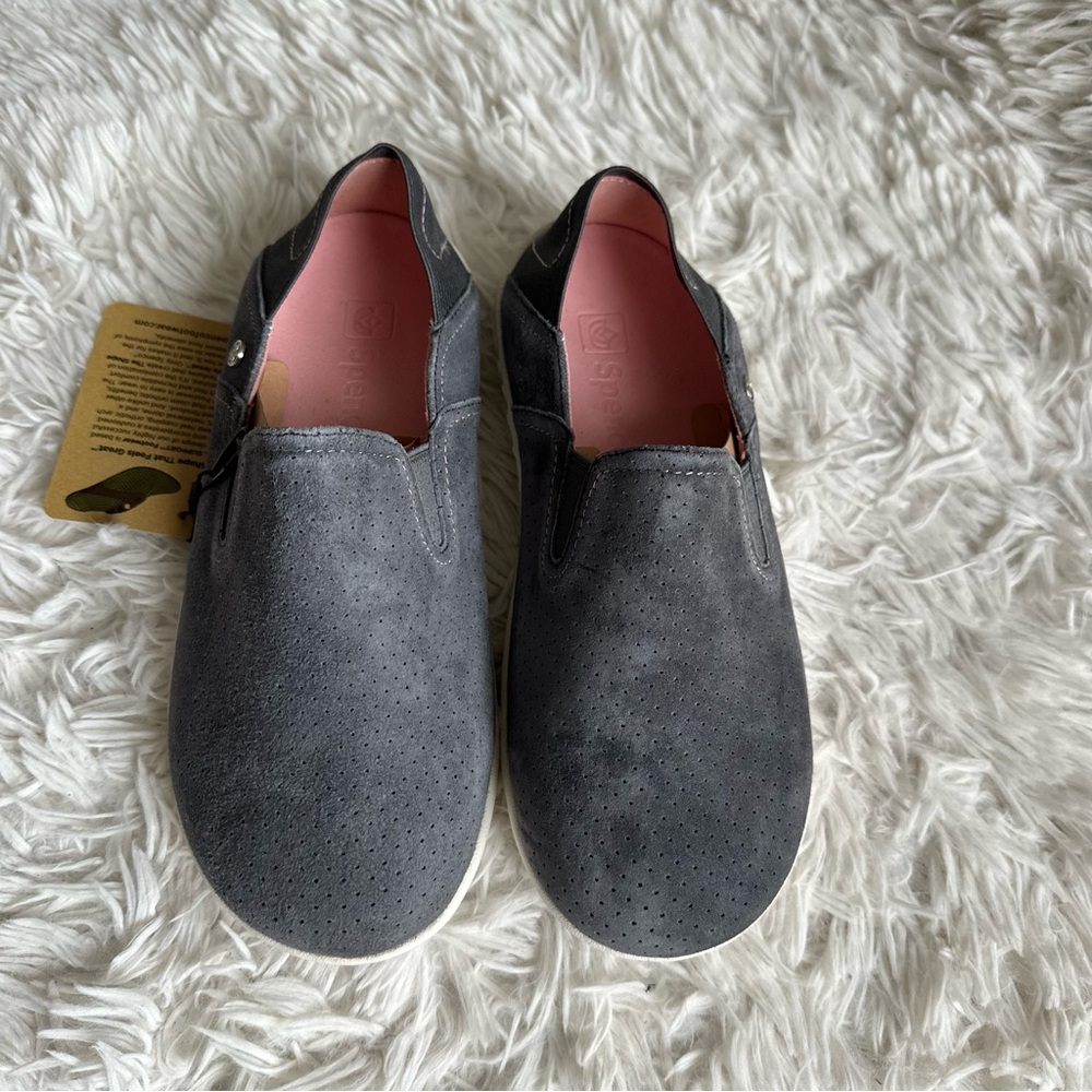 Spenco Womens Siesta Slip On Sneaker Gray New In Box Size 6.5 Wide - Picture 1 of 8